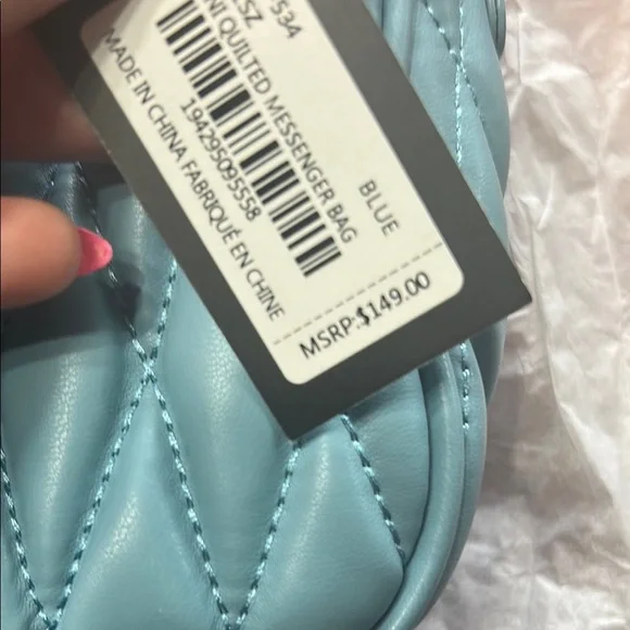 Badgley Mischka Blue Bag - Picture 7 of 7